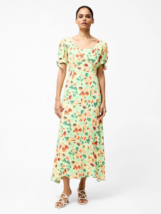 Eve Crepe Scoop Neck Midi Dress