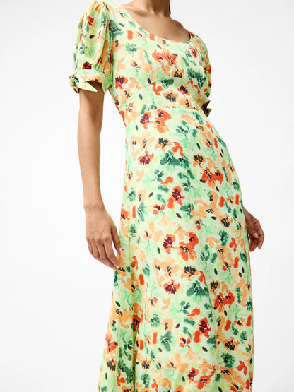 Eve Crepe Scoop Neck Midi Dress