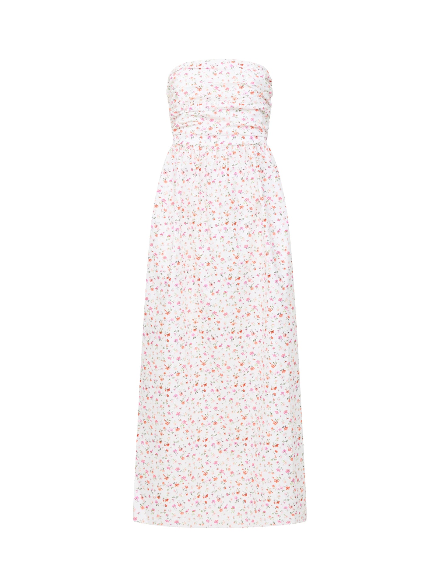 Nomi Cotton Bandeau Maxi Dress