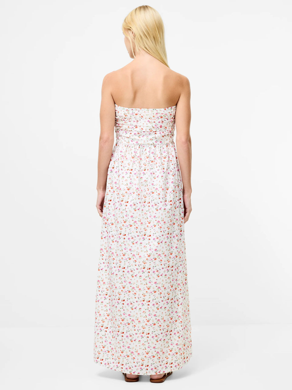 Nomi Cotton Bandeau Maxi Dress