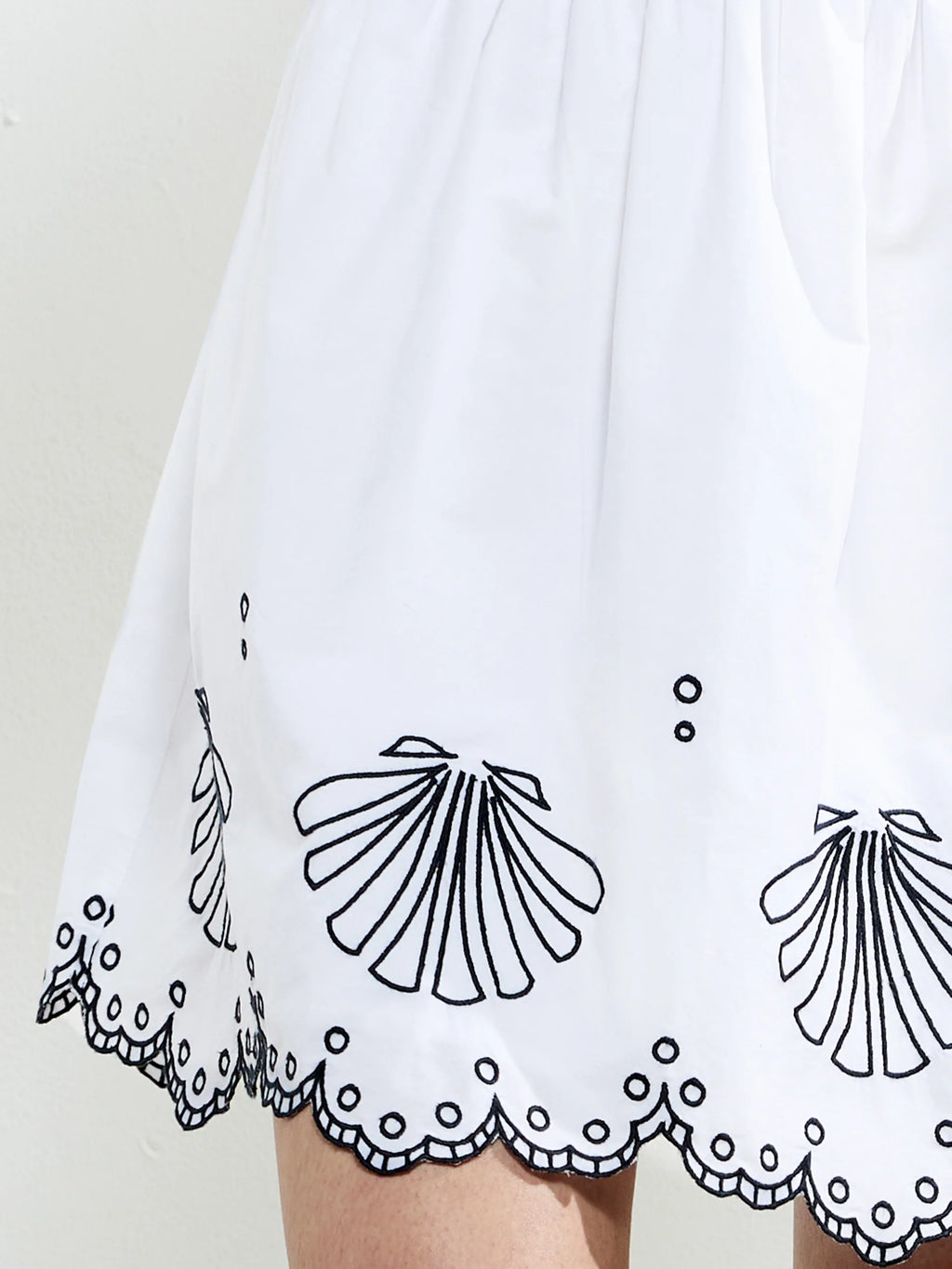 Cambria Cotton Anglaise Mini Dress