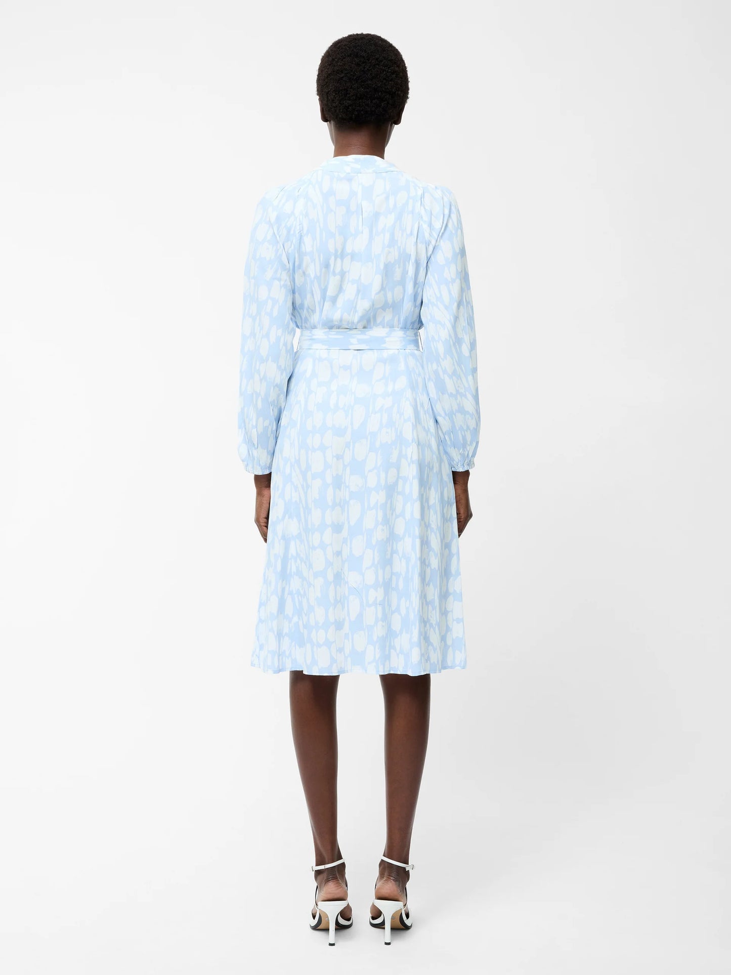 Islanna Long Sleeve Belted Midi Dress