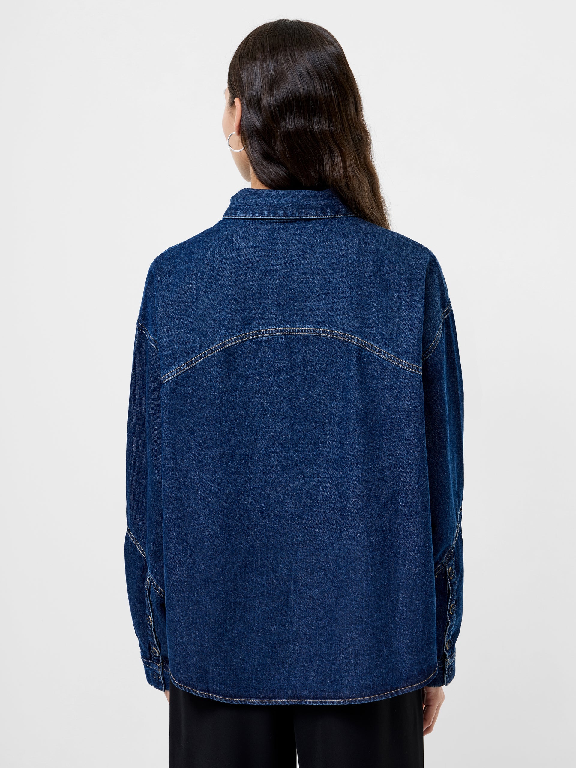 Archie Denim Cropped Shirt