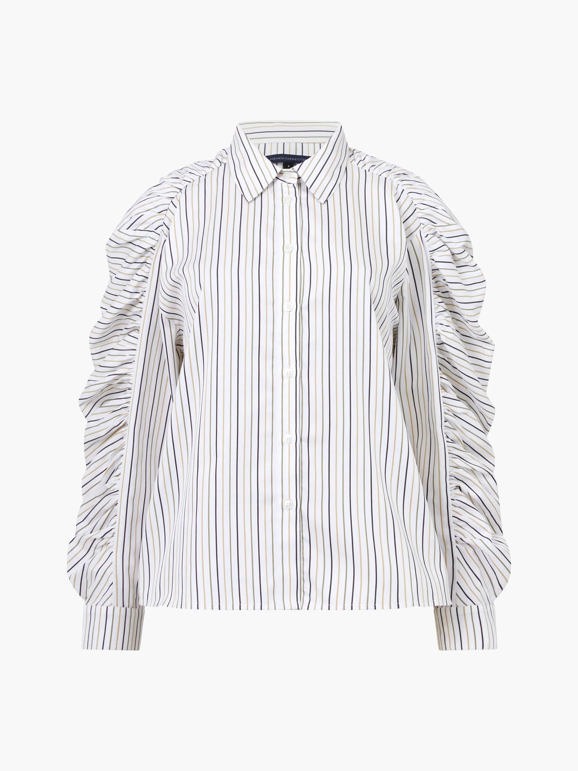 Cambria Stripe Cotton Button Down Shirt