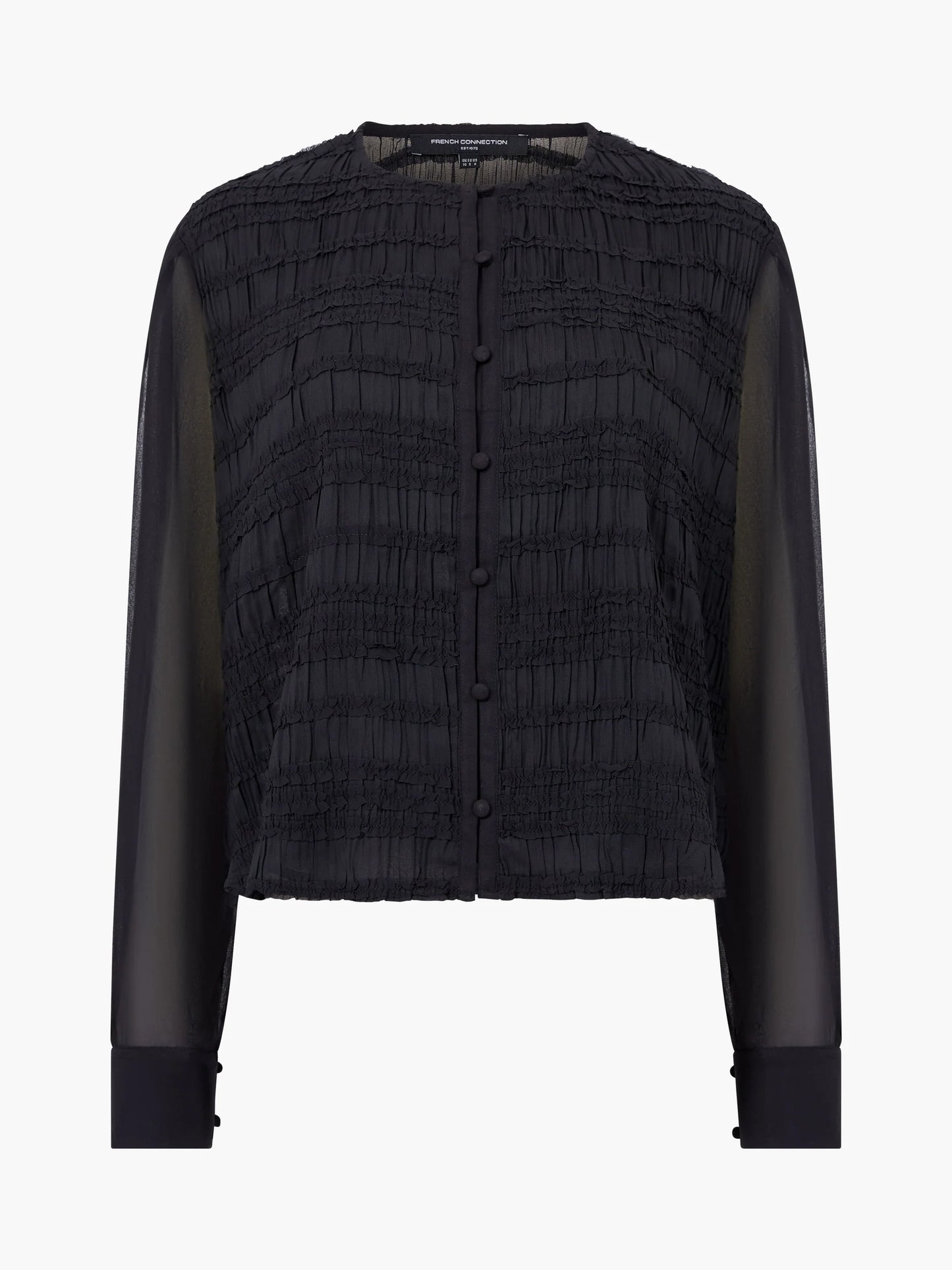 Canary Pleated Long Sleeve Shirt