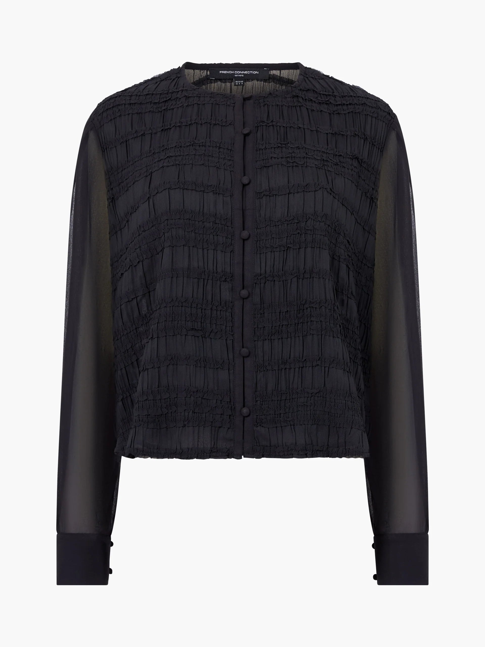 Canary Pleated Long Sleeve Shirt