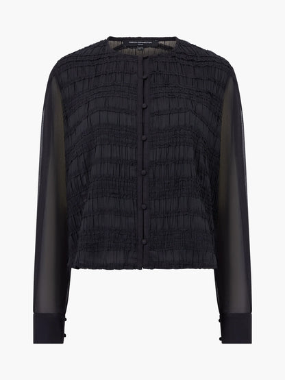Canary Pleated Long Sleeve Shirt