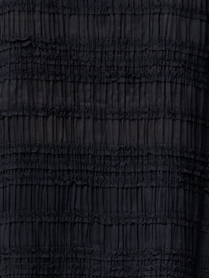 Canary Pleated Long Sleeve Shirt