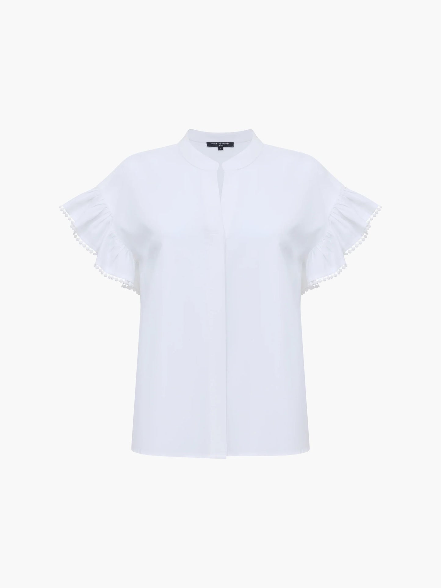 Sindey Cotton Half Placket Trim Detail Shirt