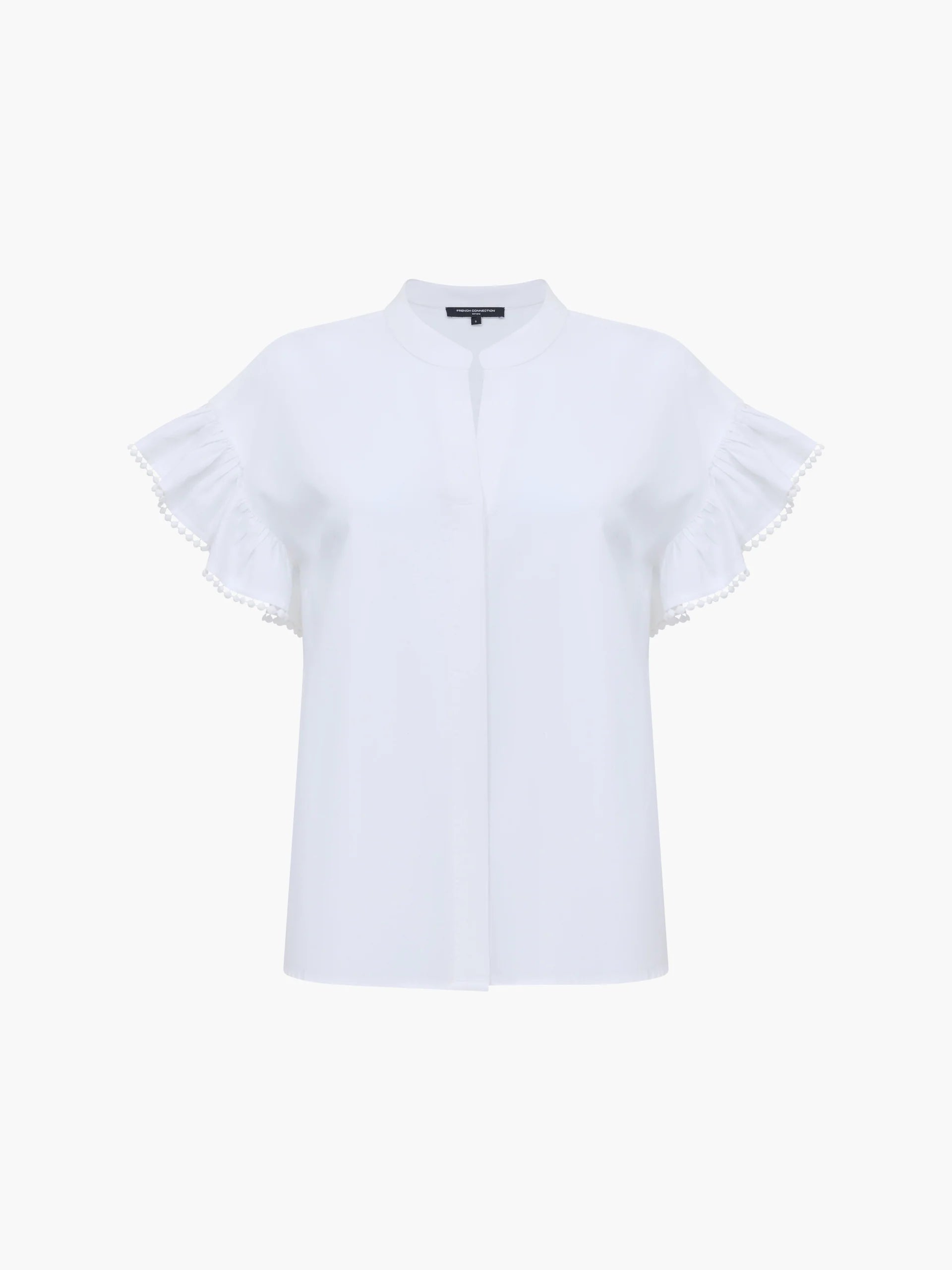 Sindey Cotton Half Placket Trim Detail Shirt