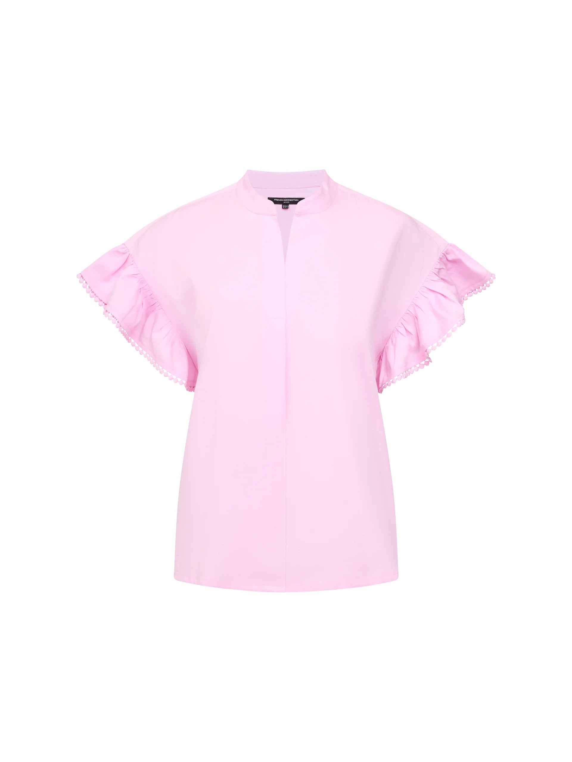 Sindey Cotton Half Placket Trim Detail Shirt