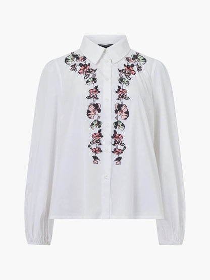 Cambria Ellie Embroidered Button Down Shirt