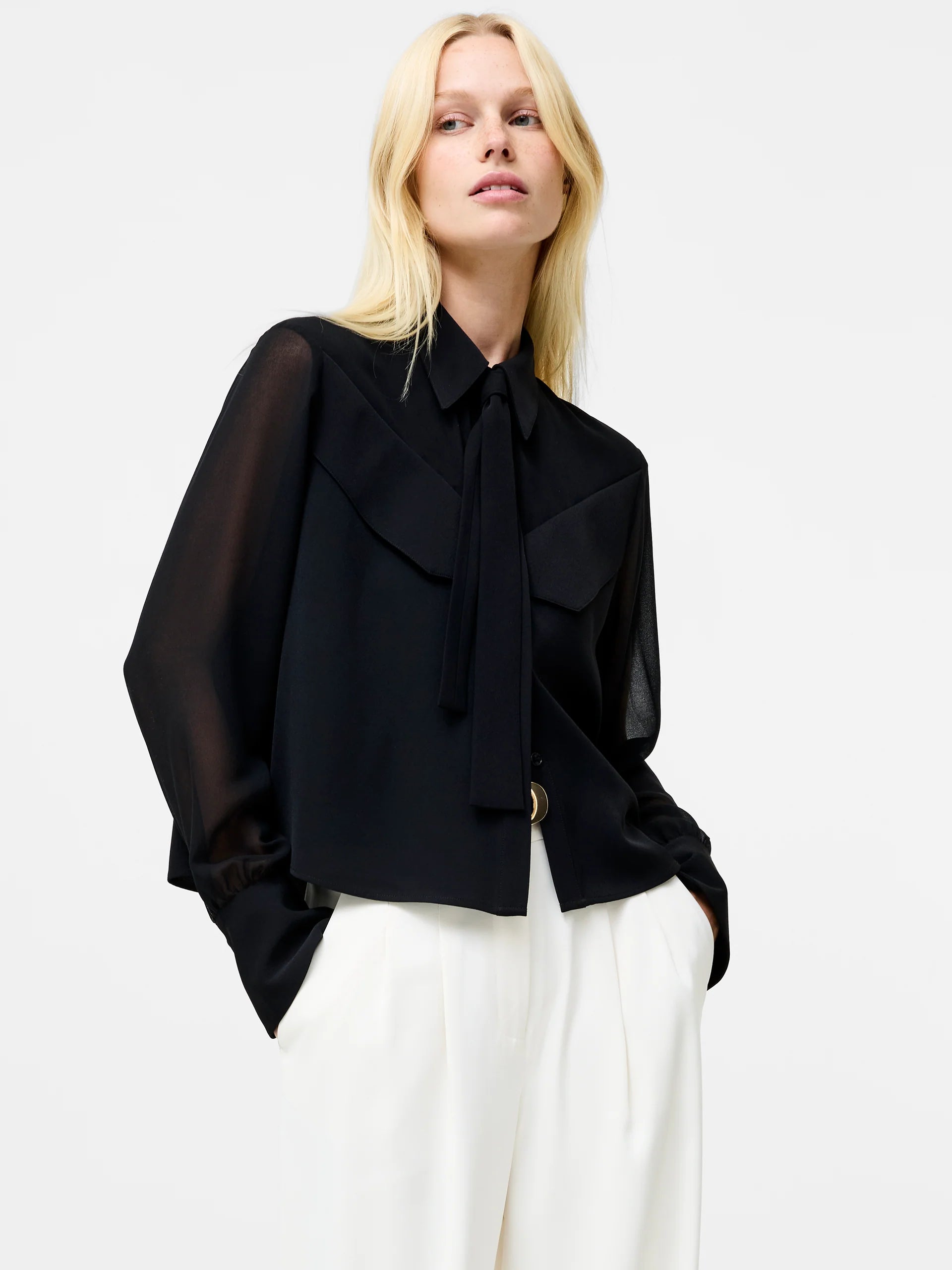 Arezzo Neck Tie Shirt