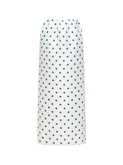 Polka Dot Maxi Skirt