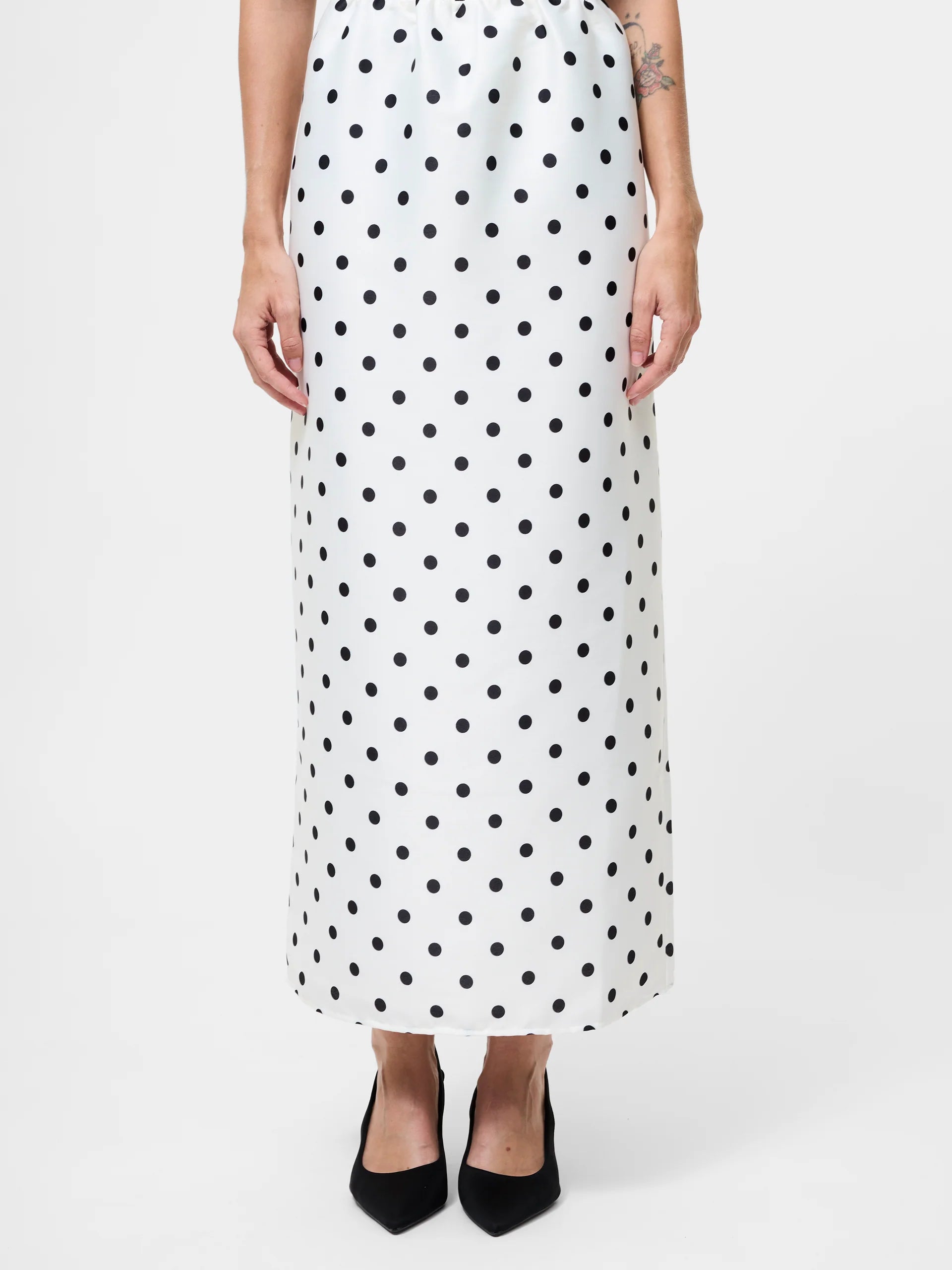 Polka Dot Maxi Skirt