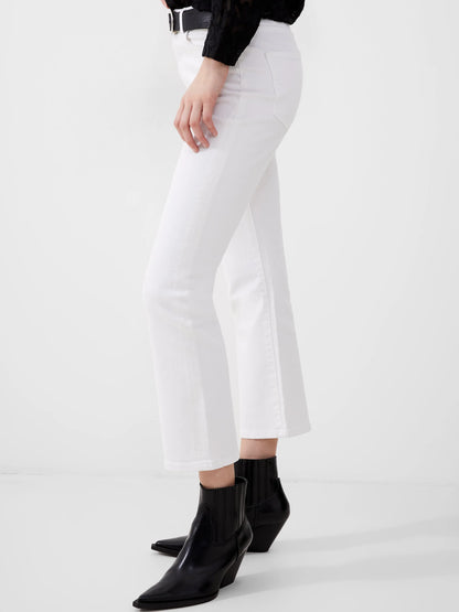 Stretch Denim Bootcut Ankle Length Jeans