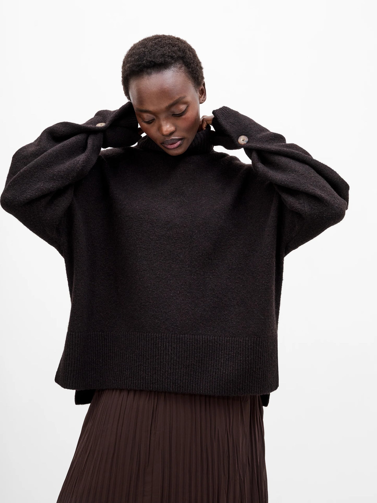 Kezia Recycled Roll Neck Jumper
