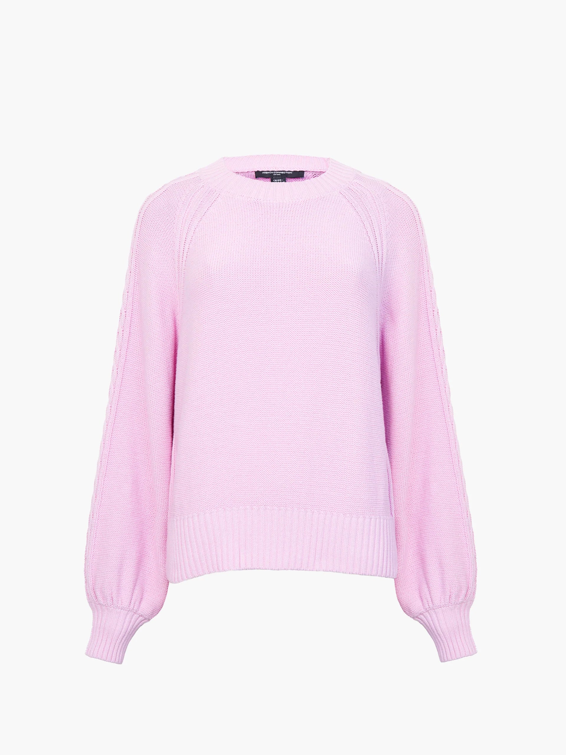 Lily Cable Knit Balloon Sleeve Jumper