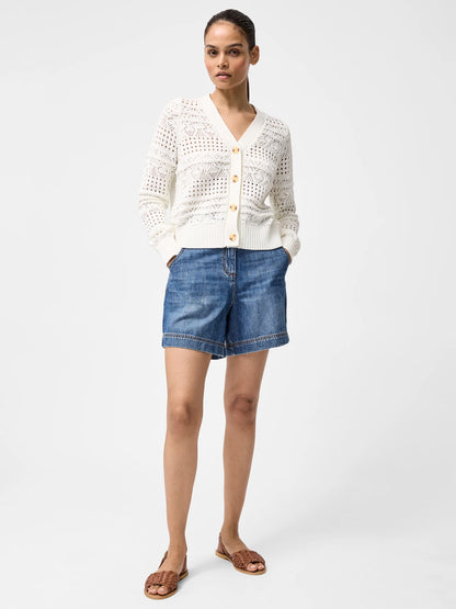 Crochet Bobble Knit Cardigan
