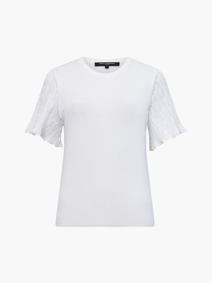 Levy Pleated Short Sleeve Top